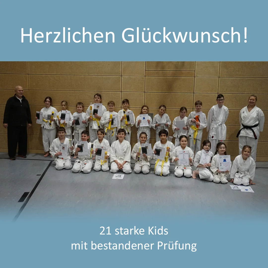 Glückwunsch an unsere starken Kids!