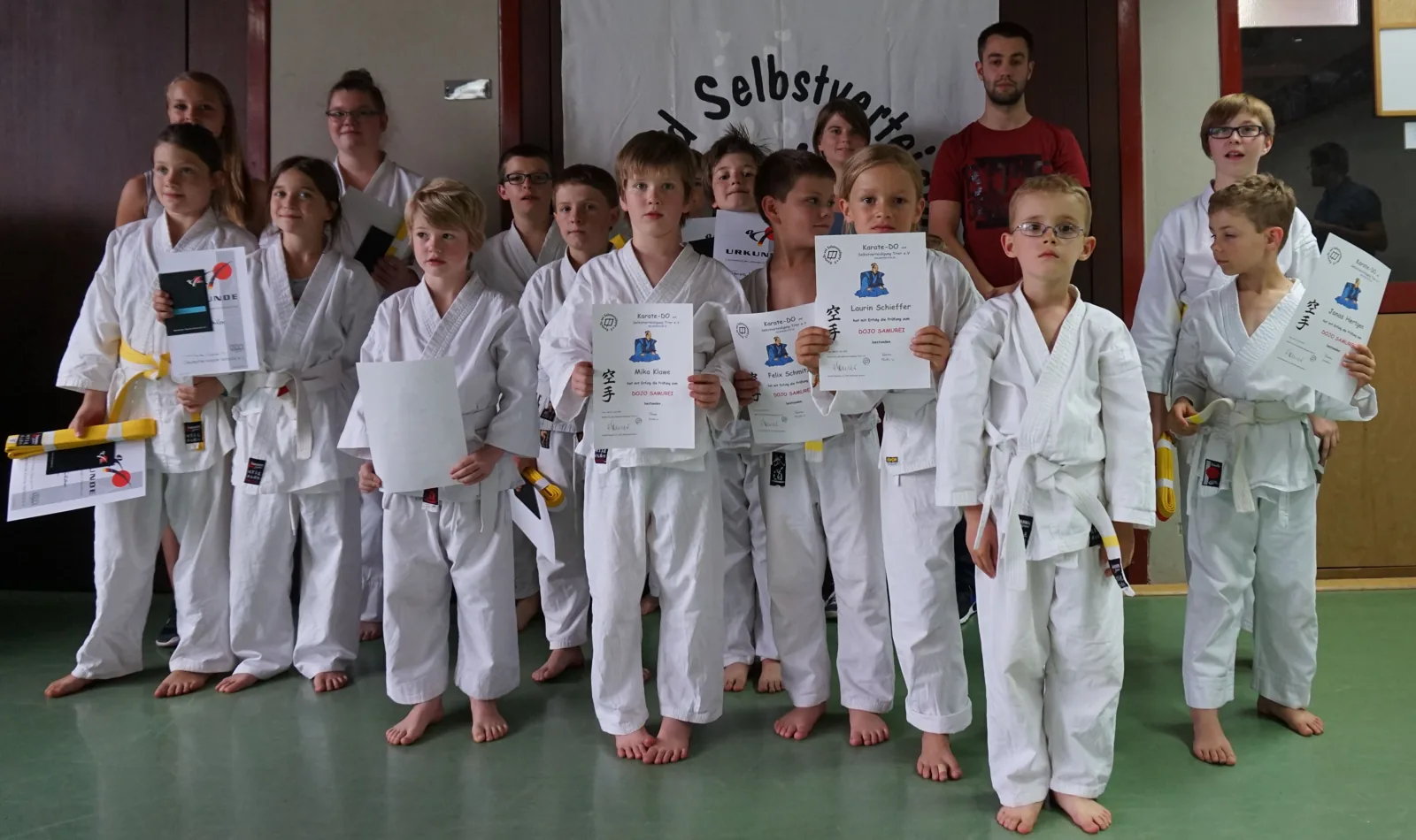 23.07.2015 Kyu Prüfung im Dojo
