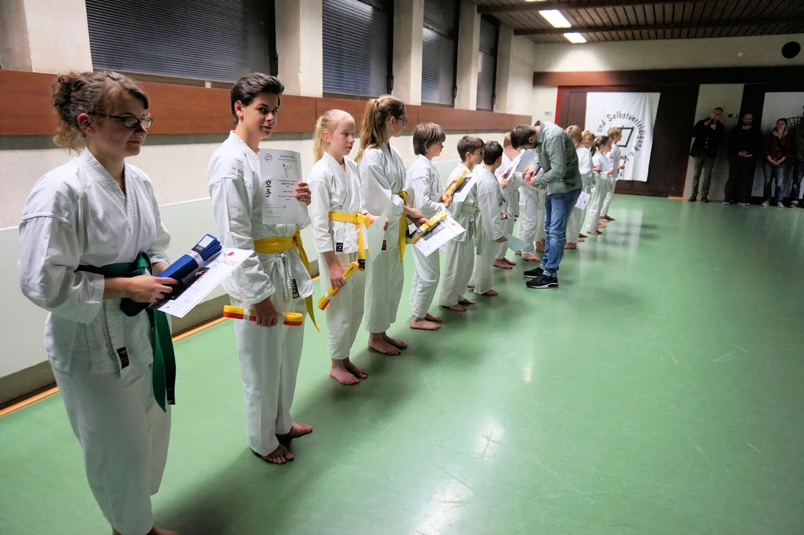 22.12.2016 – Karate – Gürtelprüfungen