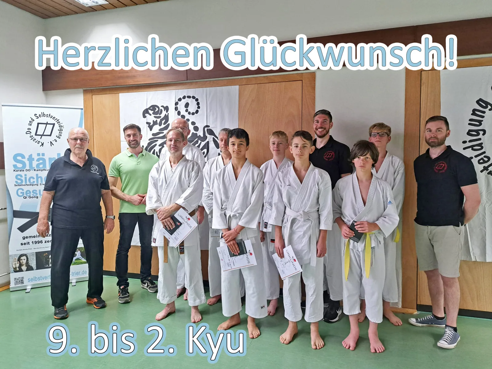 Herzlichen Glückwunsch an unsere Prüflinge!
