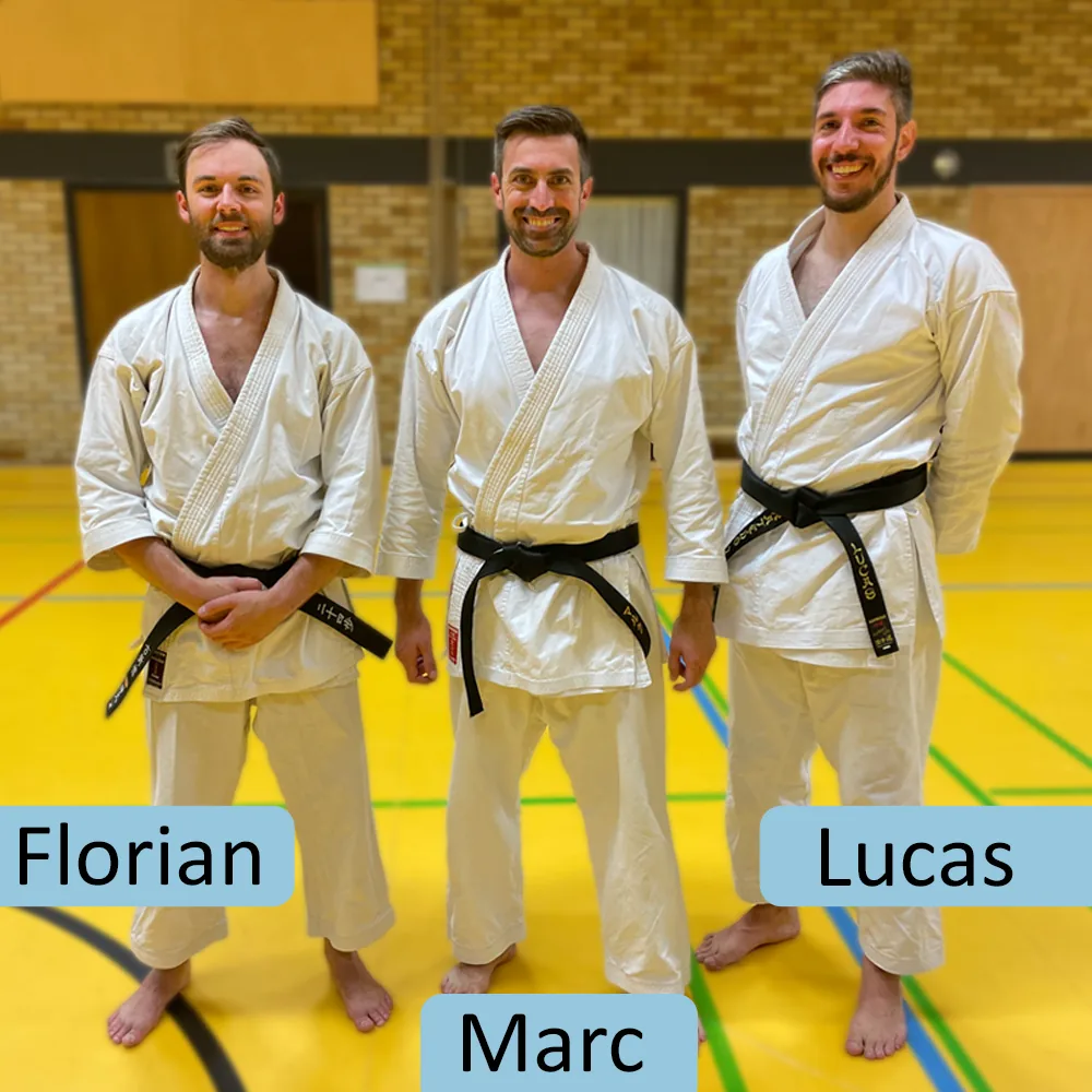 Unsere Trainer Florian und Lucas haben die Zertifizierung zum Karate-Lehrer und zum B-Trainer erlangt.