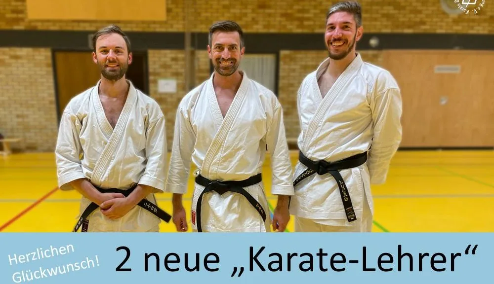 neue „Karate-Lehrer“ und B-Trainer